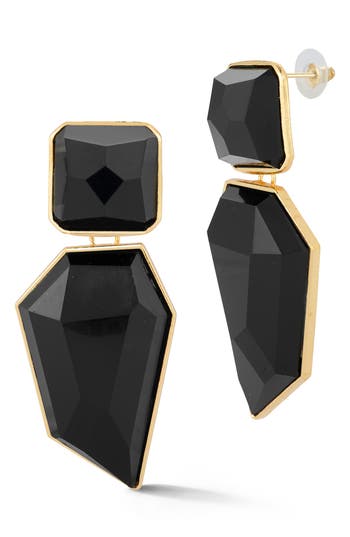 Sphera Milano Large Crystal Drop Earrings