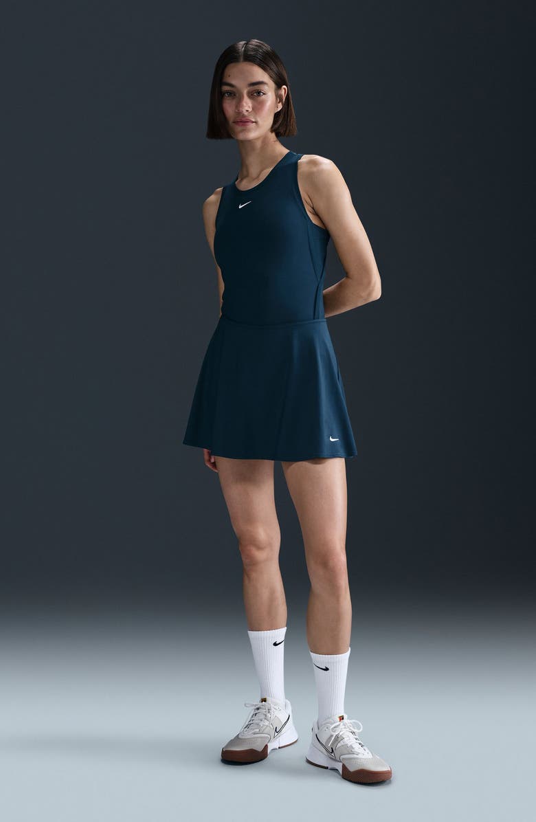 Nike Victory Tennis Skort, Alternate, color, 478 Armory Navy/White