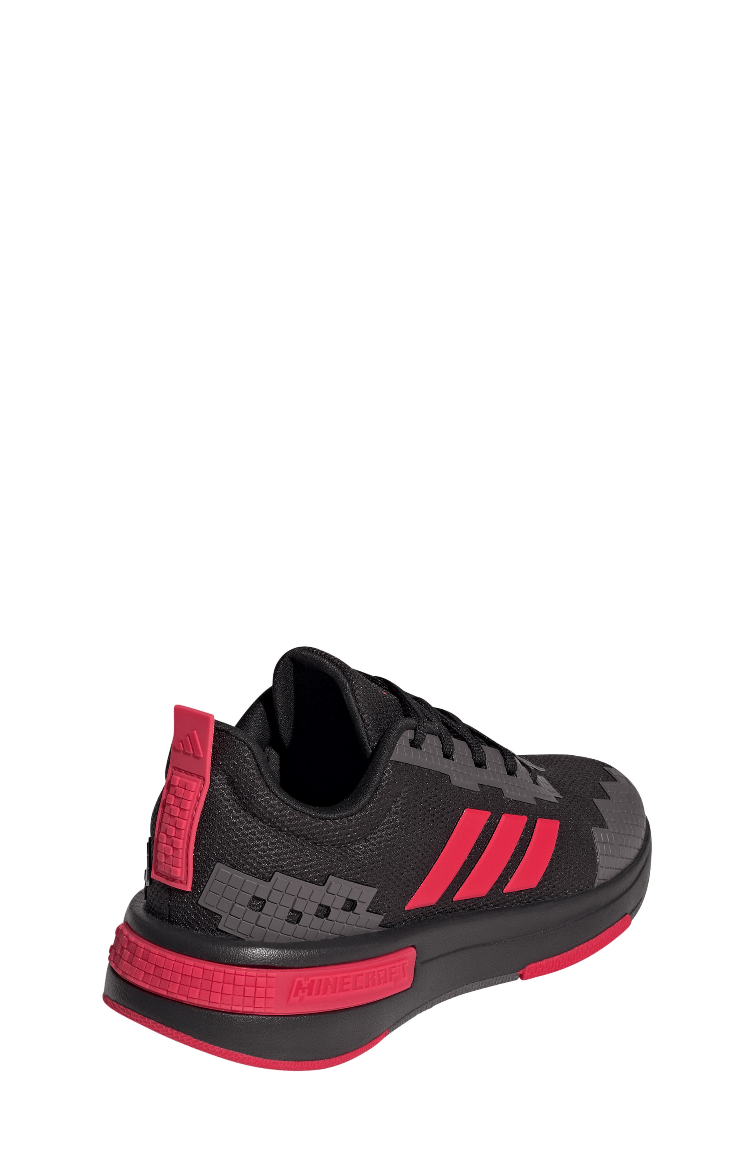 Kids' Minecraft Pro Running Shoe, Alternate, color, BLACK/ LUCID RED/ GREY