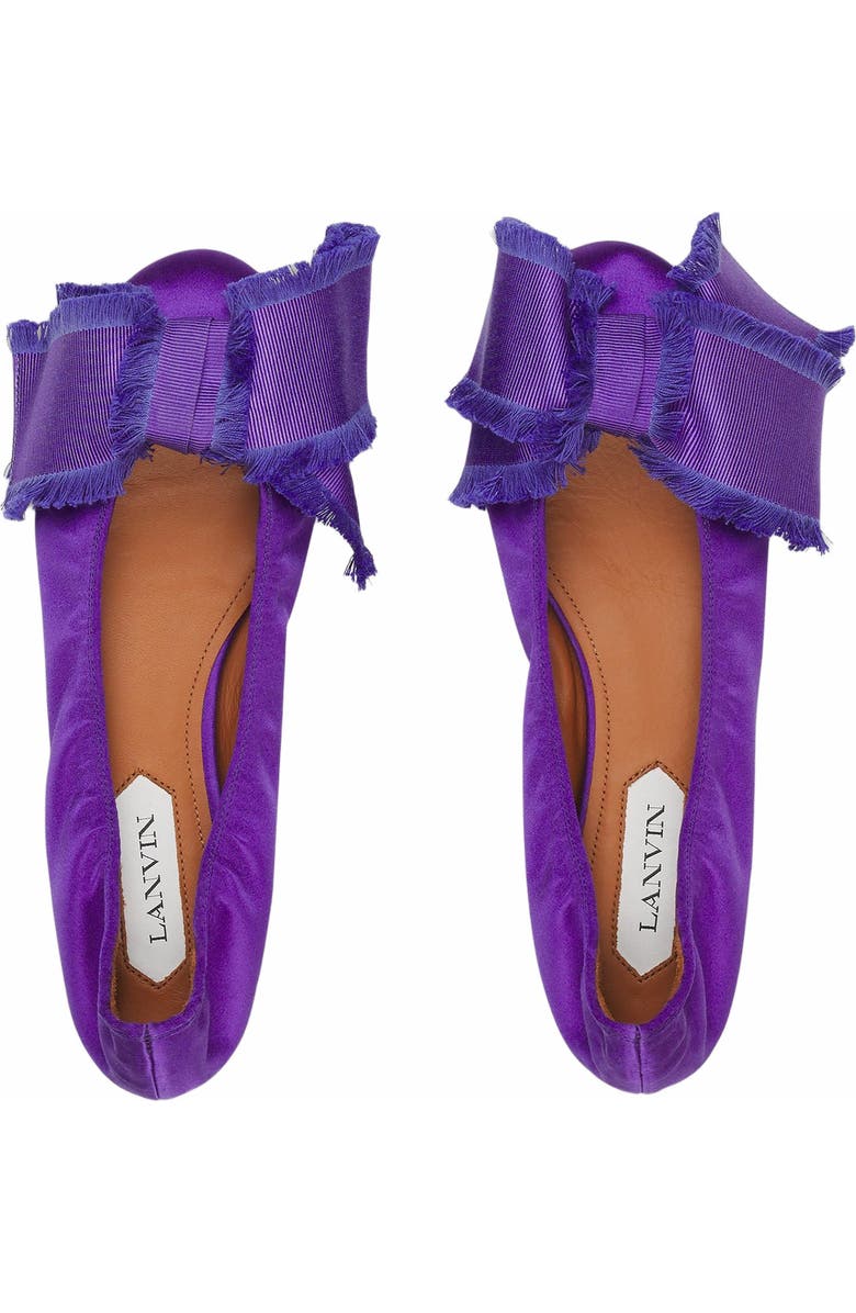 Lanvin Ballerina Flat With A Satin Bow, Alternate, color,