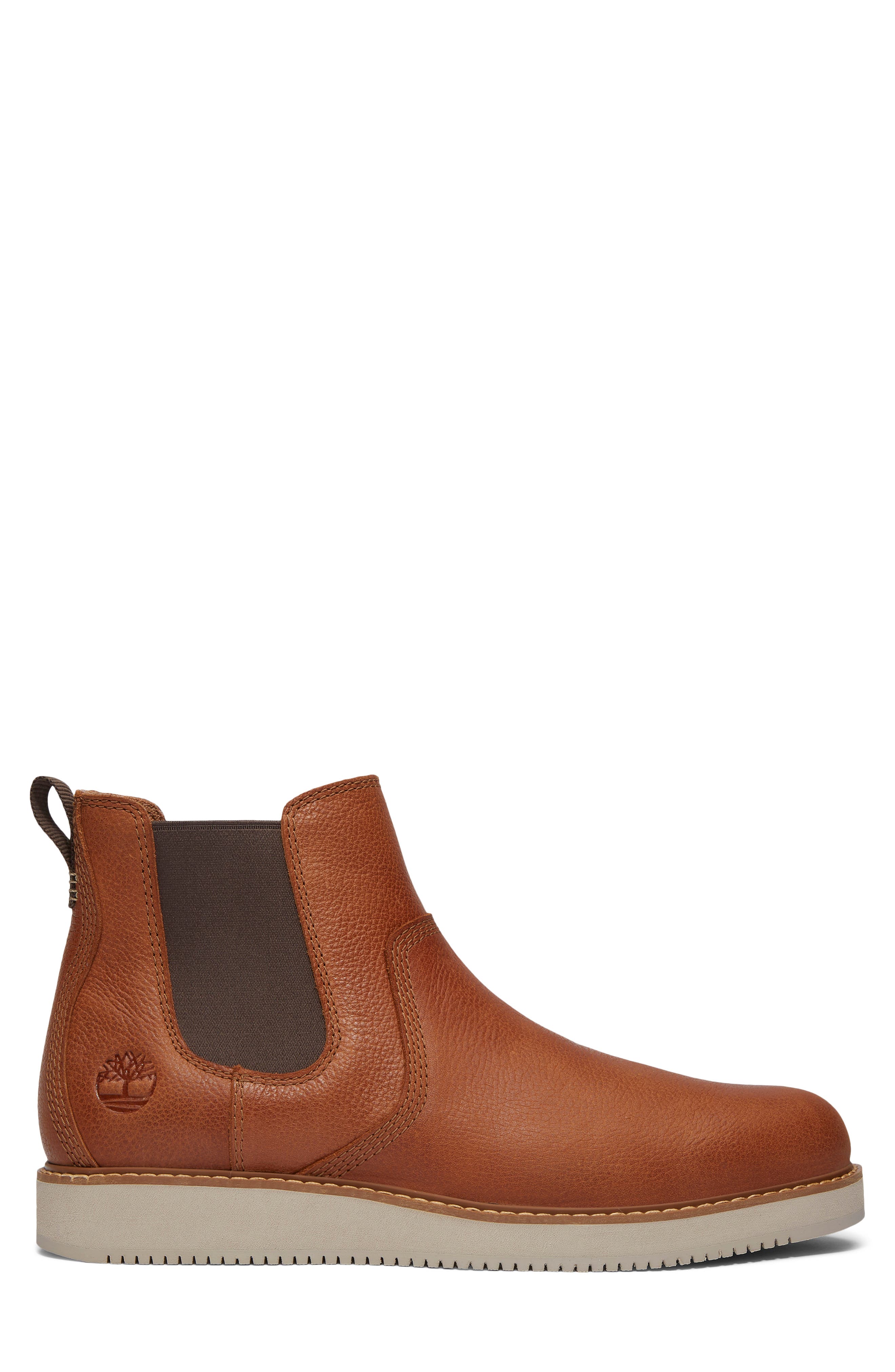 Timberland Redwood Edge Essential Water Repellent Chelsea Boot, Alternate, color, Medium Brown Full Grain