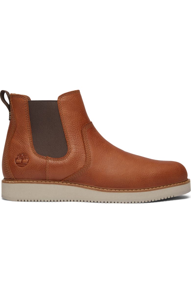 Timberland Redwood Edge Essential Water Repellent Chelsea Boot, Alternate, color, Medium Brown Full Grain
