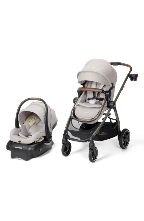 Zelia Luxe Stroller & Mico Luxe Infant Car Seat 5-in-1 Modular Travel System