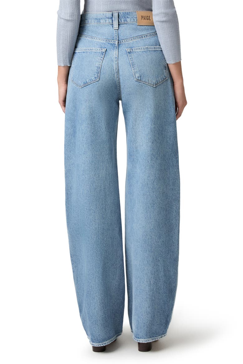 Arellia High Waist Barrel Jeans, Alternate, color, CAMEMBERT