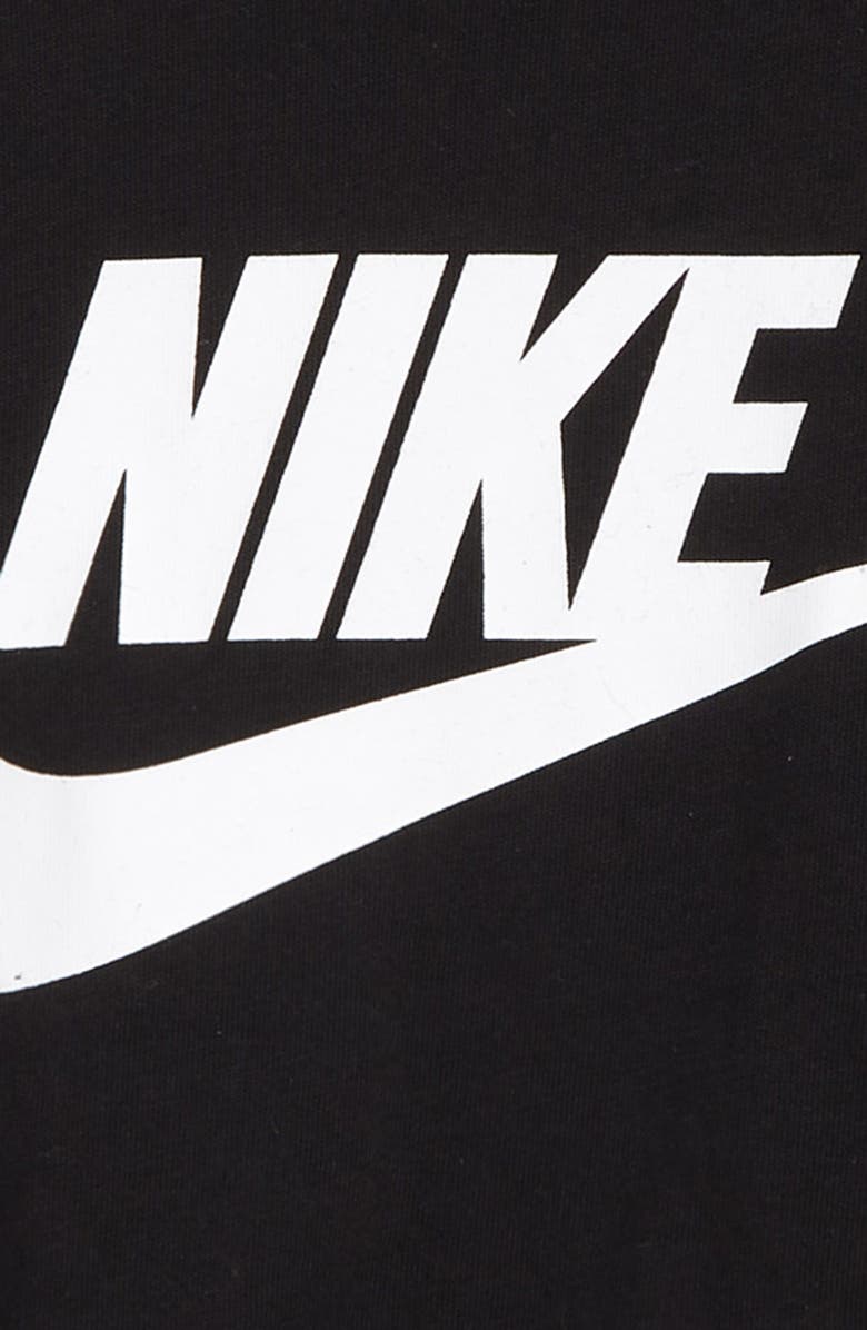 Nike Kids' Cropped Cotton Logo Graphic T-Shirt, Alternate, color, 