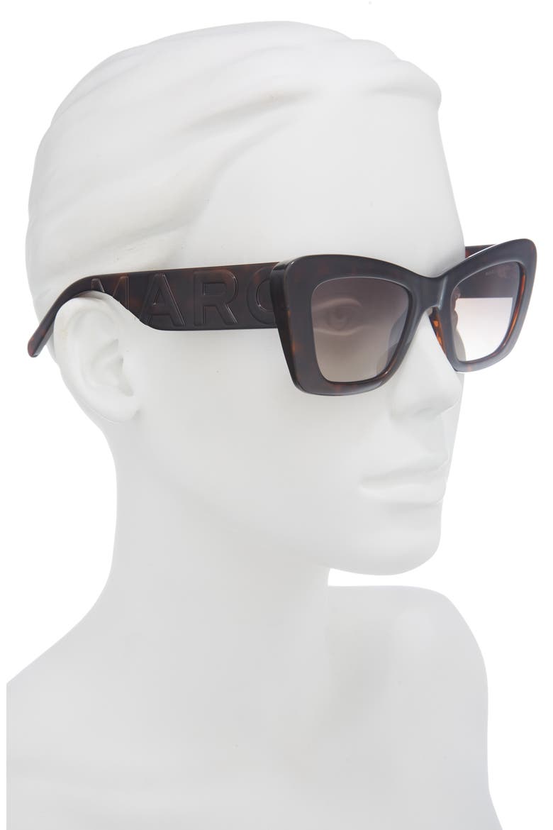 52mm Cat Eye Sunglasses, Alternate, color, 0086-HA
