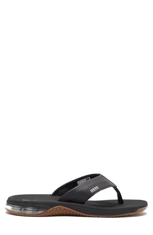 Shop Reef One Slide Sandal In Black/silver