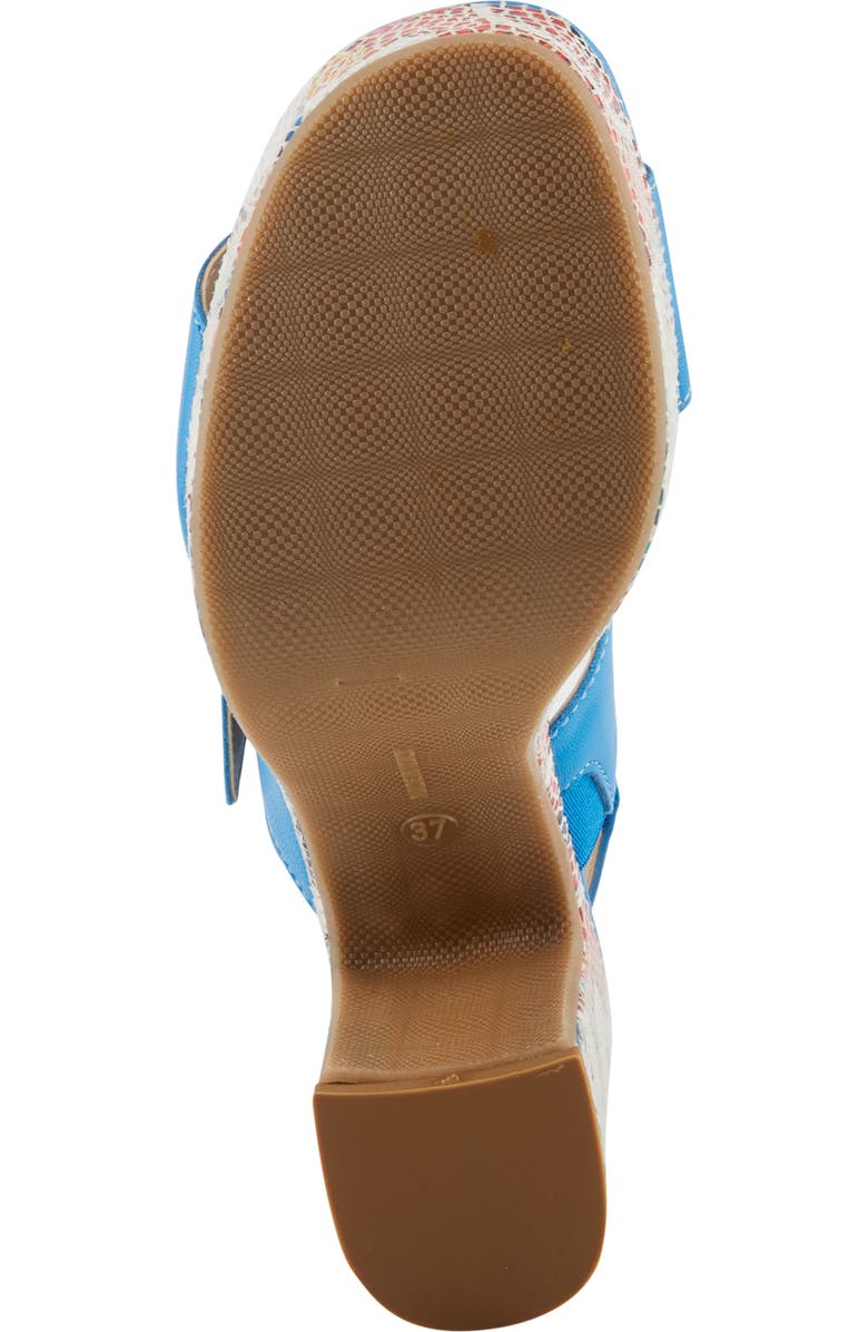 Spring Step Azucar Slingback Sandal, Alternate, color, Royal Blue Multi