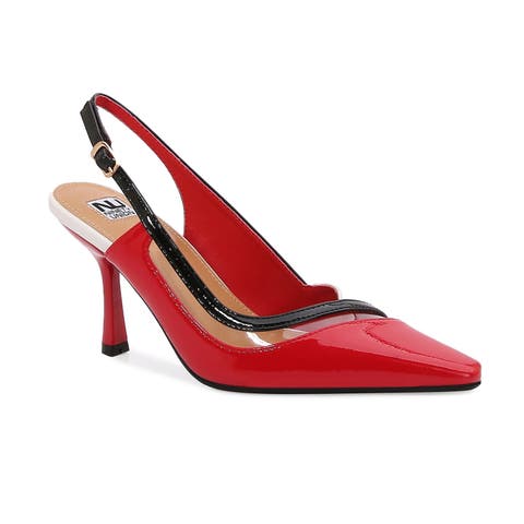 Color Block Slingback