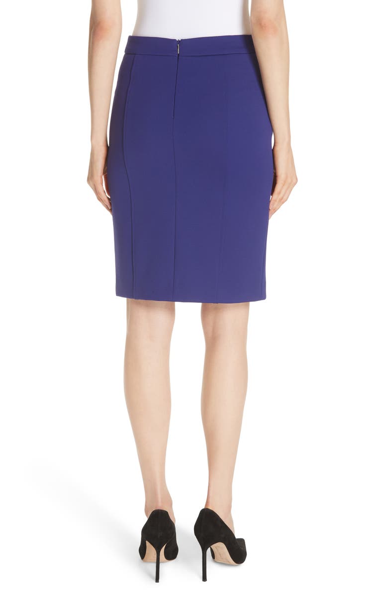 BOSS Veboa Twill Jersey Suit Skirt, Alternate, color,