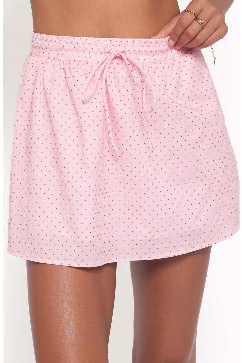 Daisy Polka Dot Top & Skirt Set, Alternate, color, PINK POLKA DOT