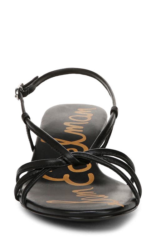 Sam Edelman Cressa Slingback Kitten Heel Sandal In Black