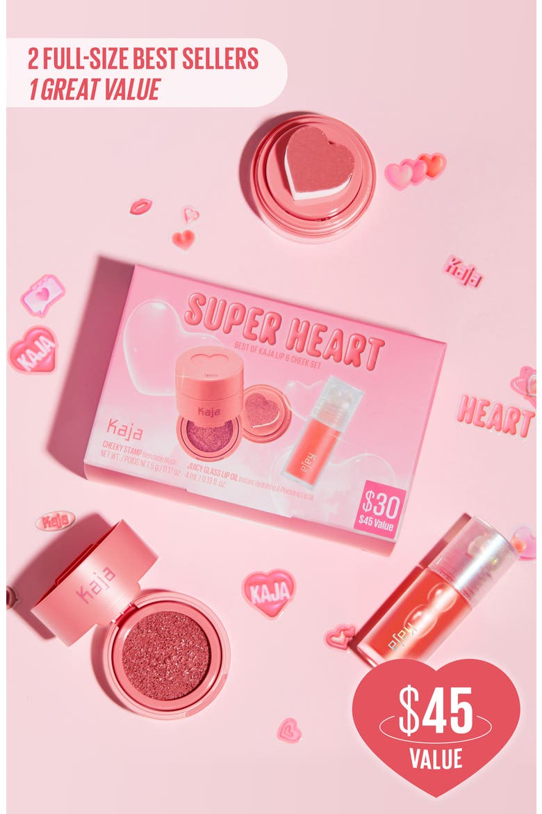 Super Heart Best of Kaja Lip & Cheek Set (Limited Edition), Alternate, color, NO COLOR