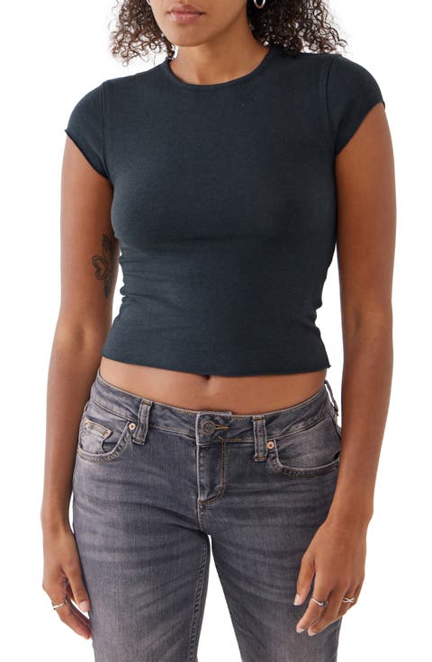 Slinky Cap Sleeve T-Shirt