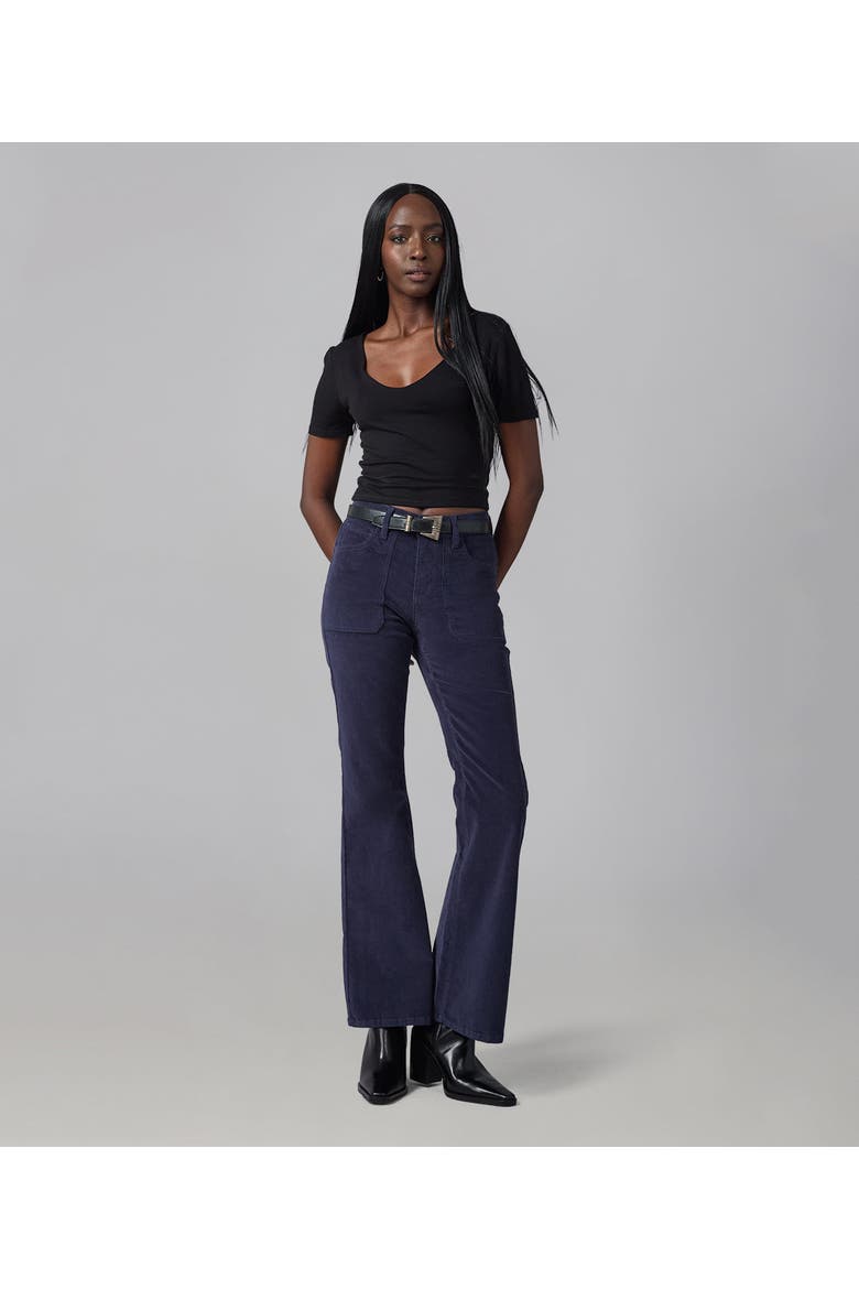 Alice High Rise Flare Jeans, Alternate, color, True Denim