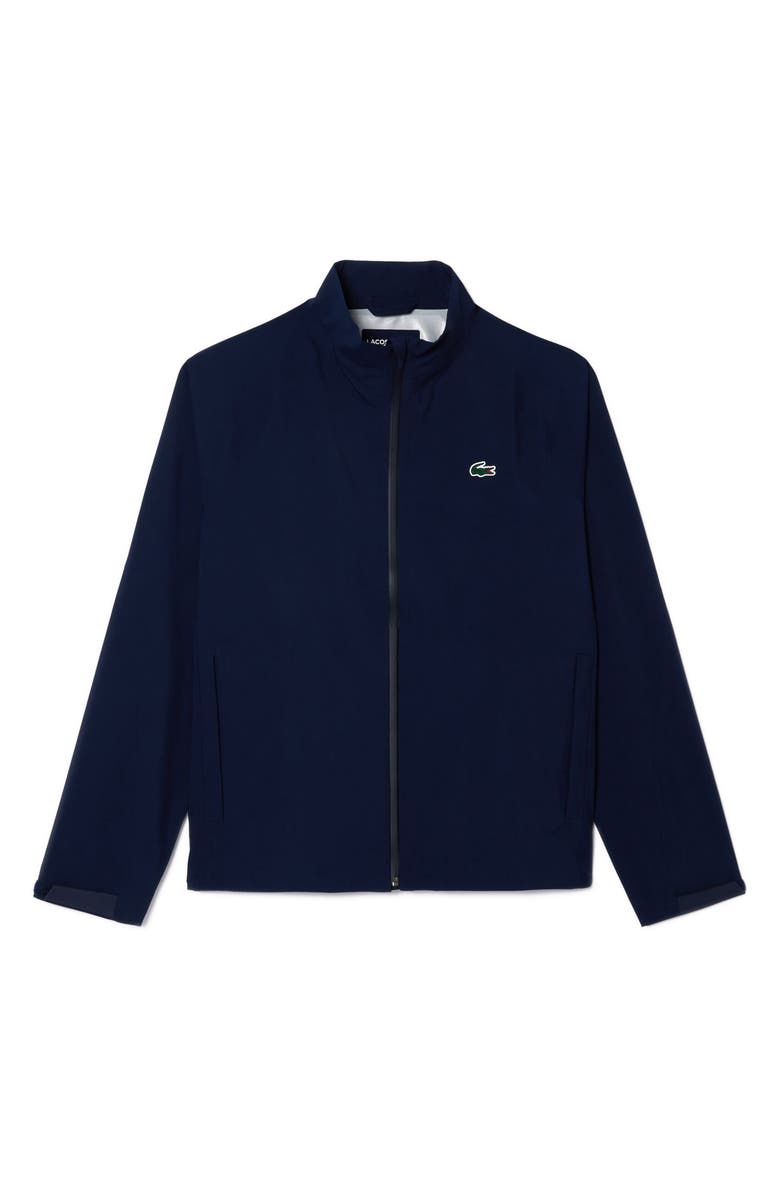 Lacoste Waterproof Performance Stretch Golf Jacket, Alternate, color, Marine/ Marine