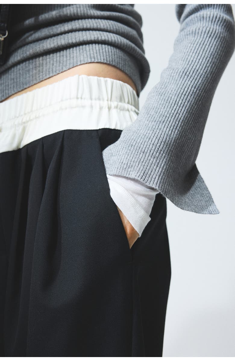 H&M Rib-knit Top, Alternate, color, Gray Melange