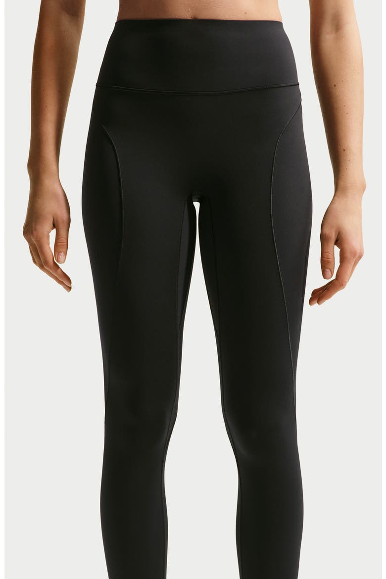 Universa Dri-FIT High Waist 7/8 Leggings, Alternate, color, BLACK/ANTHRACITE/GREY