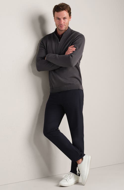 Rhone Commuter Quarter Zip Sweater In Gray