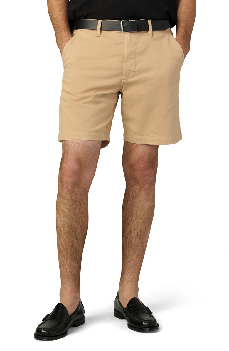 Joe's Jeans Palmer Stretch Twill Shorts, Main, color, Whiskey