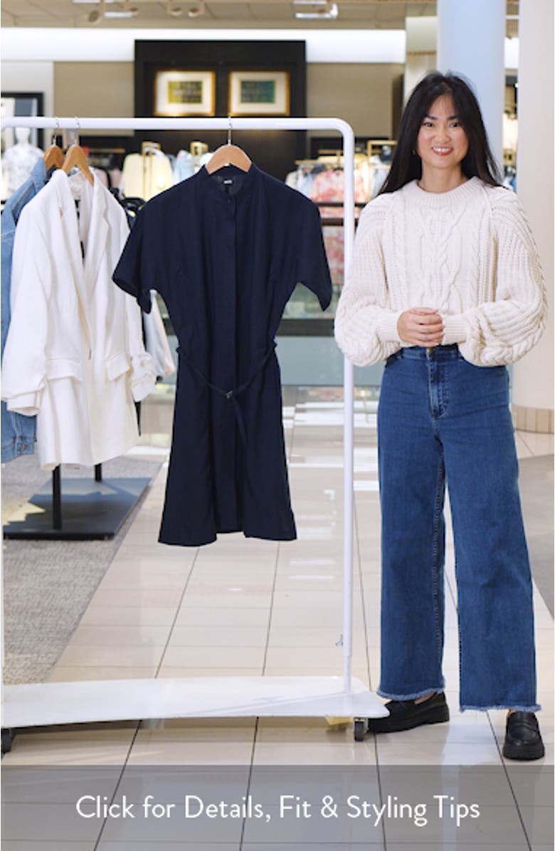 Dalinia Belted Shirtdress, sales video thumbnail