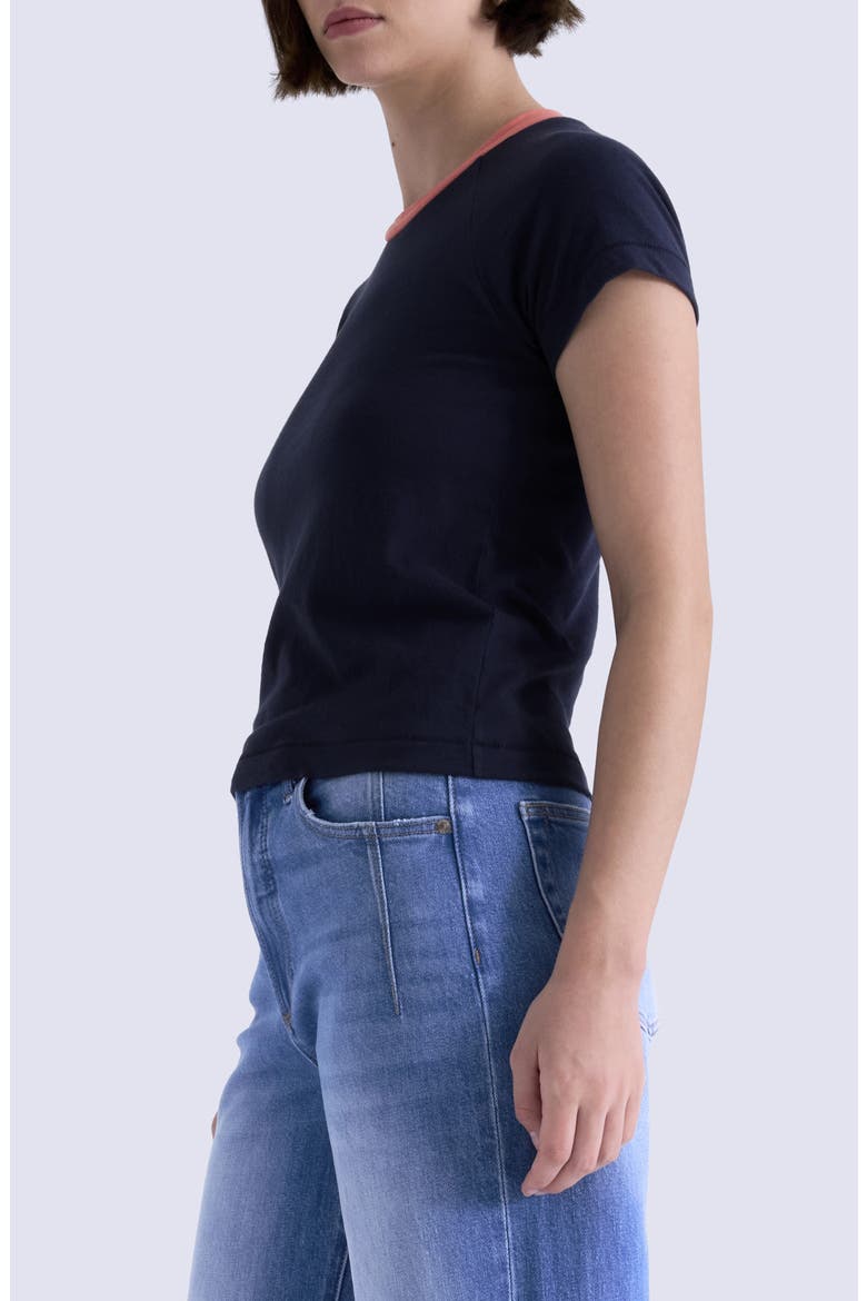 Ryn Ringer Cotton T-Shirt, Alternate, color, NAVY SHIP