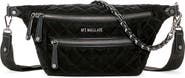 MZ Wallace Small Crosby Quilted Nylon Convertible Sling Bag