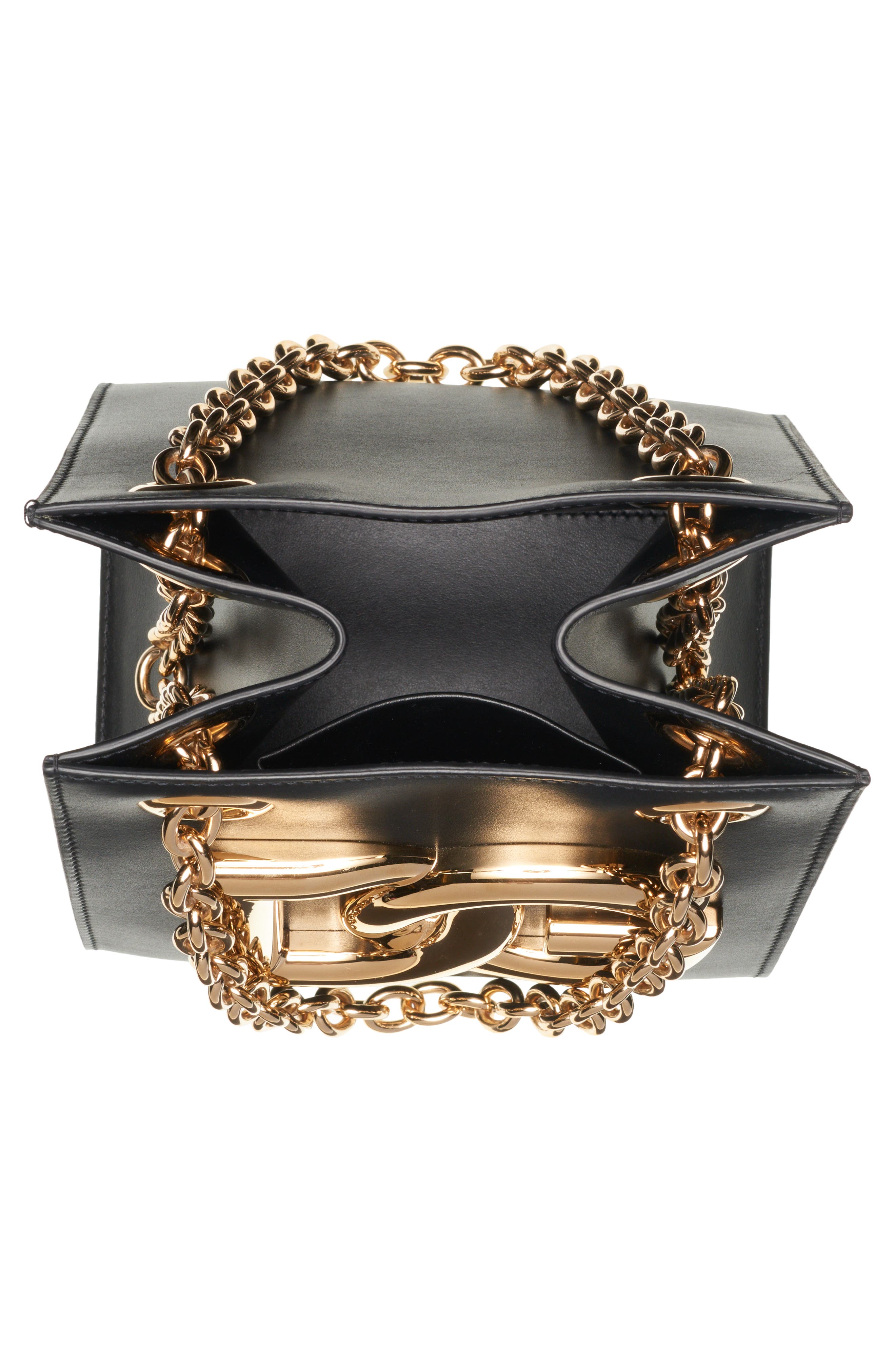 Dolce&Gabbana 3.5 Leather Bucket Bag, Alternate, color, 