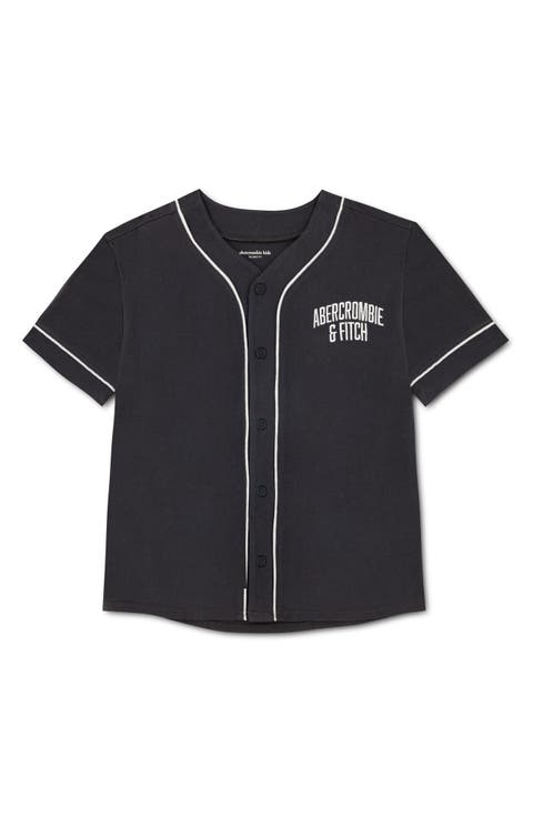Kids' Baseball Piping Button-Up Shirt (Little Kid & Big Kid)