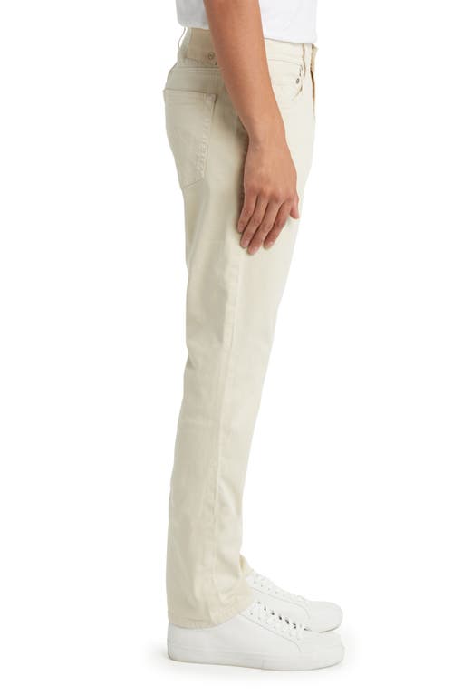 Ag Everett Sueded Stretch Sateen Slim Straight Leg Pants In Green