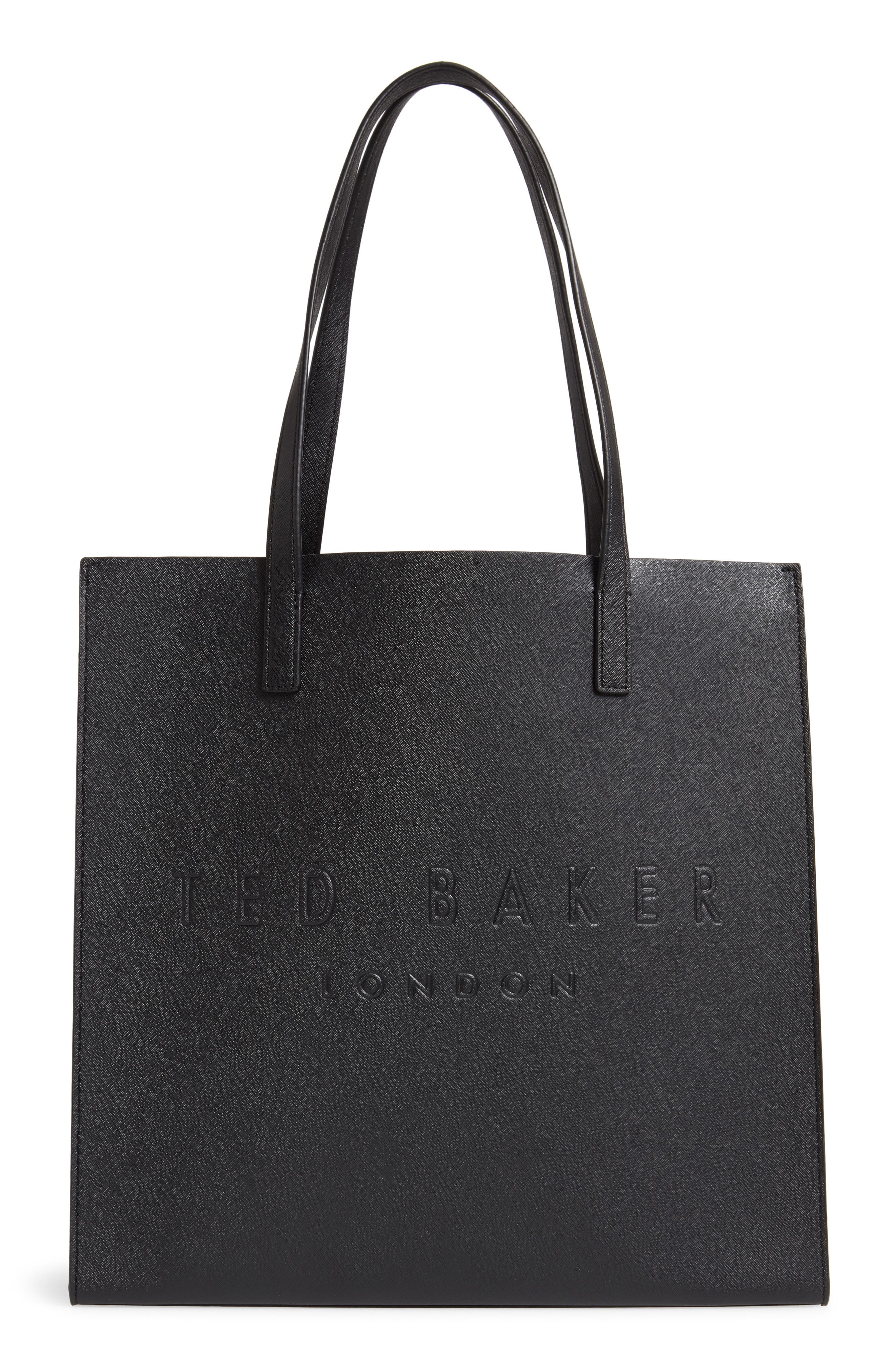 Ted Baker London Large Soocon Embossed Logo Icon Tote, Alternate, color, 