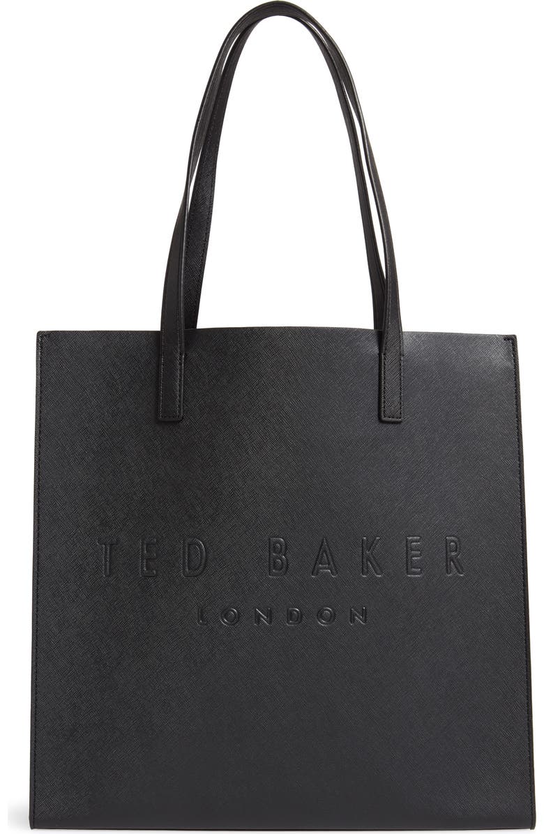Ted Baker London Large Soocon Embossed Logo Icon Tote, Alternate, color,