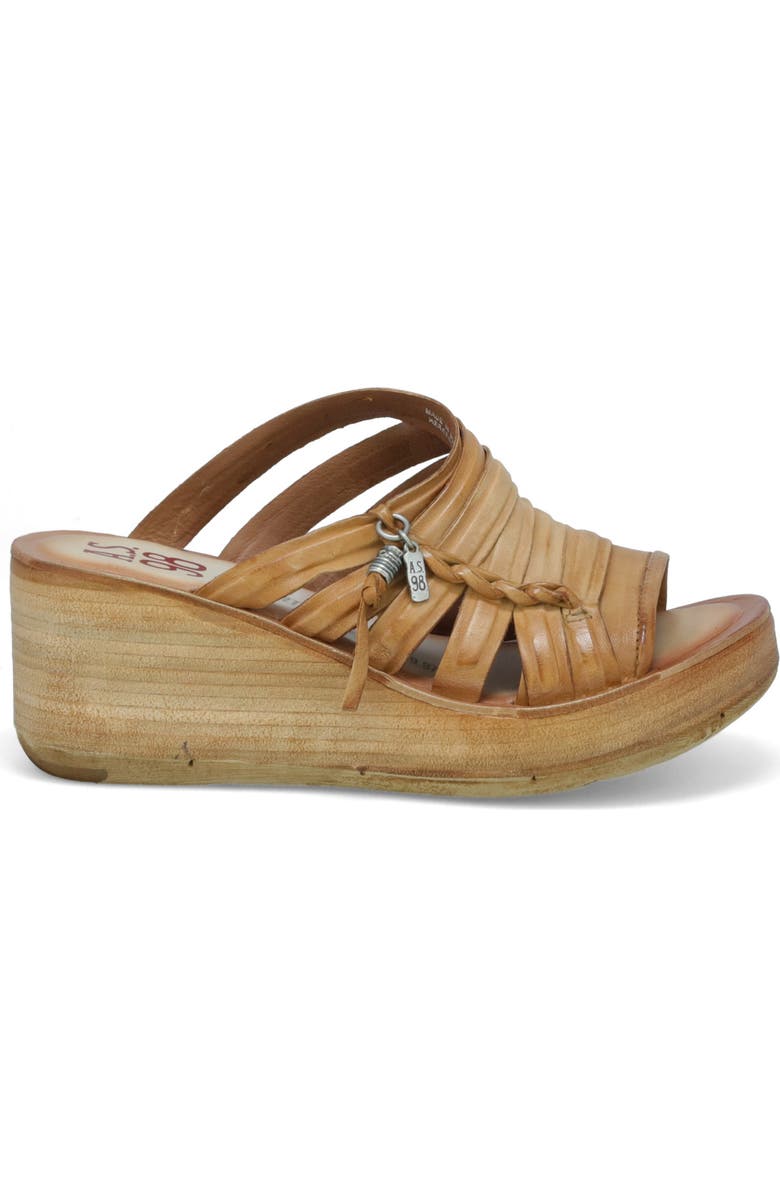 A.S.98 Nicolls Platform Wedge Sandal, Alternate, color,