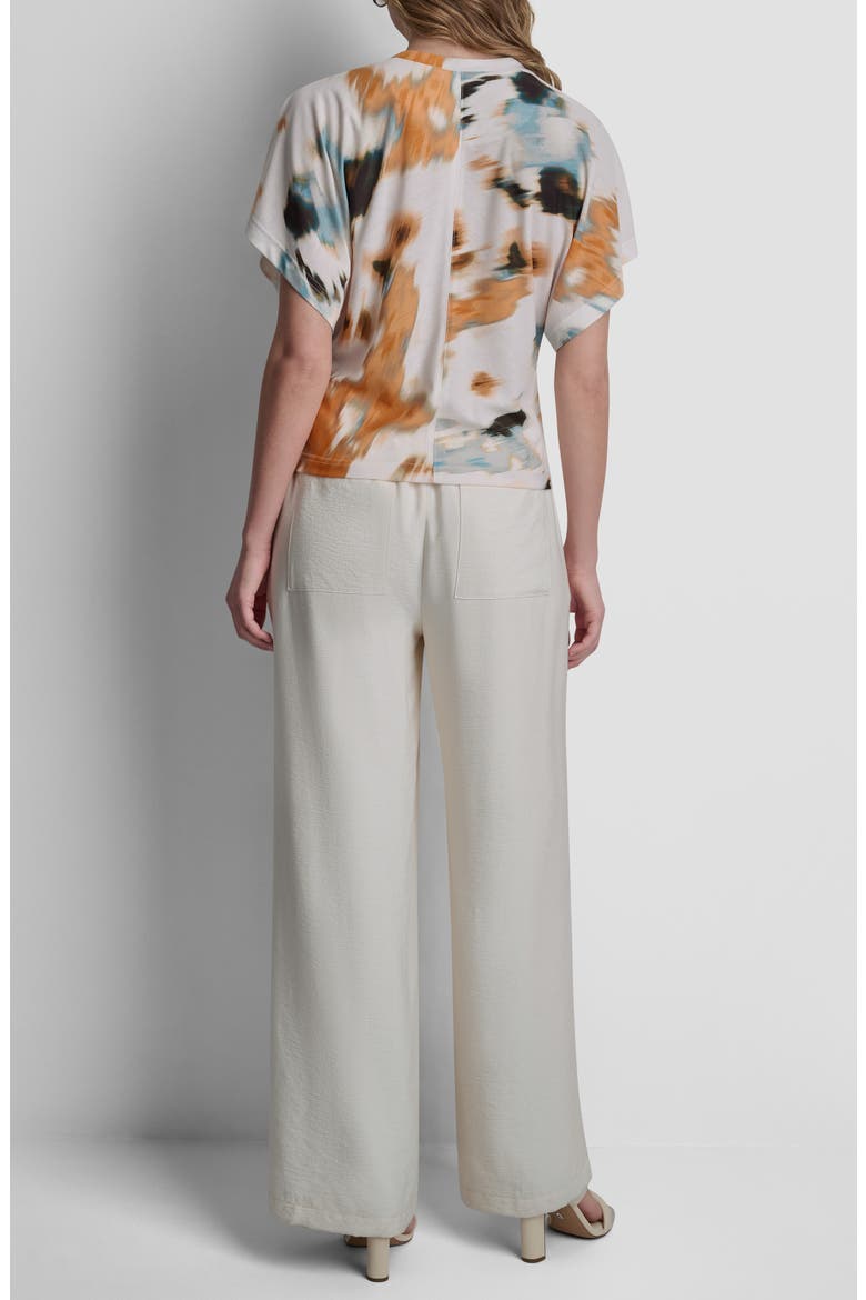 Dolman Sleeve Stretch Cotton Top, Alternate, color, SUNBURST FLORAL