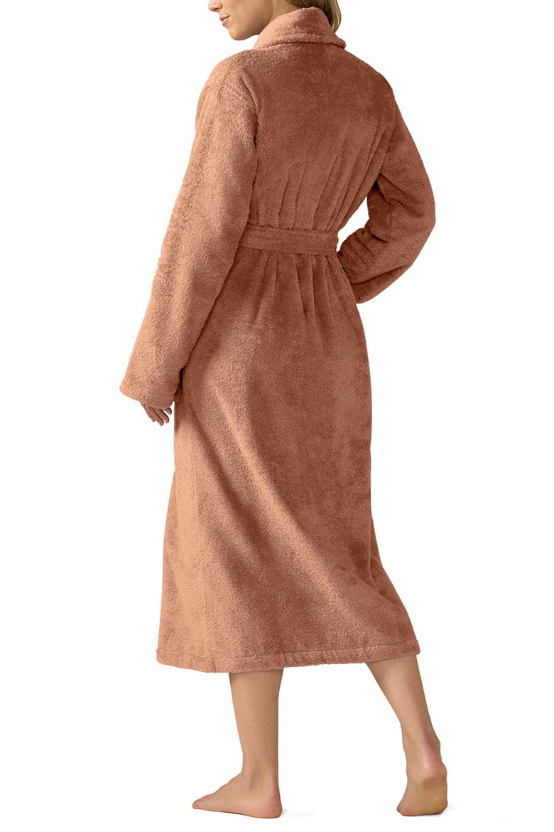 Gender Inclusive Cloud Loom™ Organic Cotton Robe, Alternate, color, PRALINEDNU