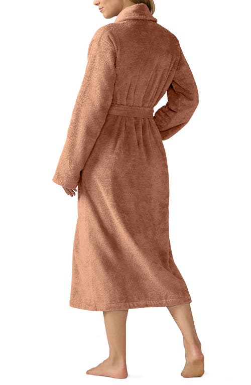 Coyuchi Gender Inclusive Cloud Loom™ Organic Cotton Robe In Brown