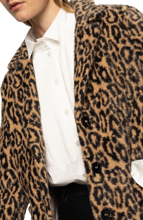 Sanctuary Hometown Faux Fur Jacket In Brown