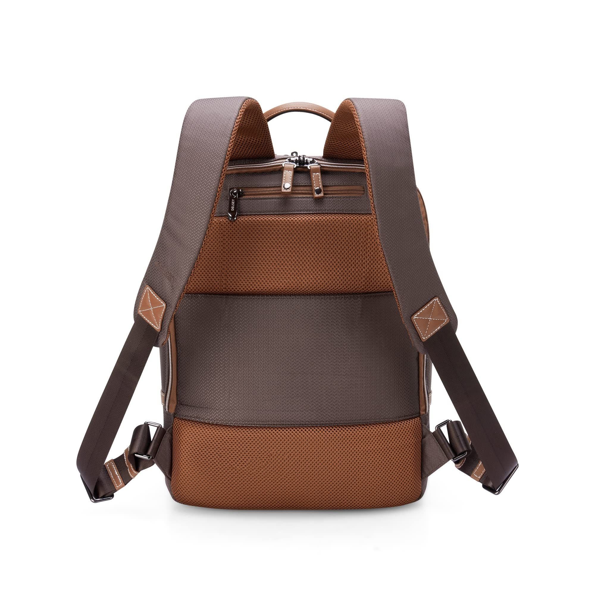 Delsey Paris Chatelet Air 2.0 Travel Laptop Backpack, Alternate, color, Brown