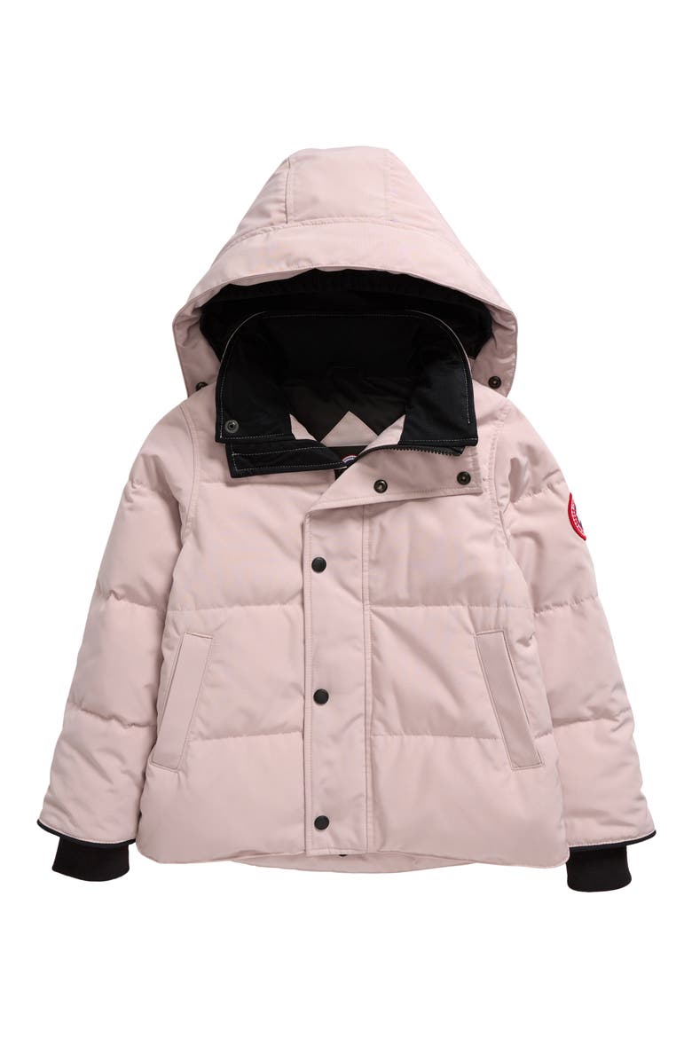 Kids' Snowy Owl Down Parka, Main, color, LUCENT ROSE