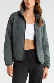 Zella Compass Quilted Packable Jacket