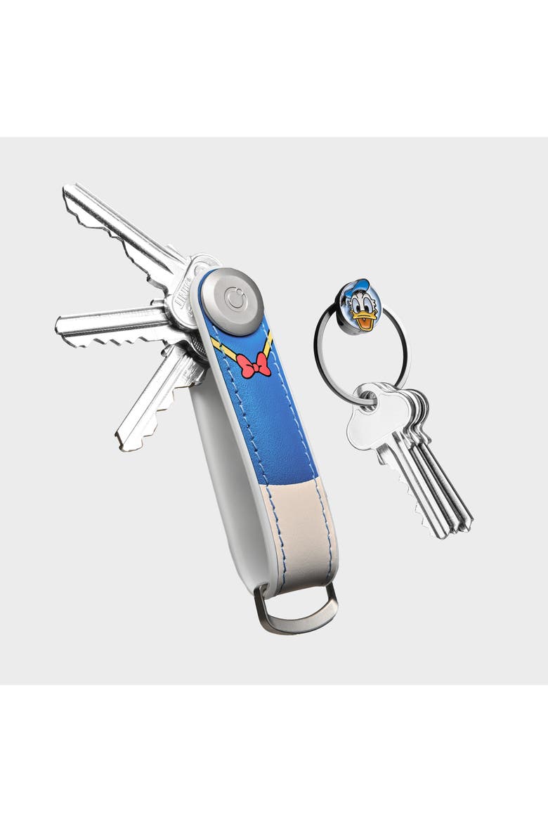 Disney Hybrid Leather Key Organiser + Ring v2 Kit, Alternate, color, Donald Duck