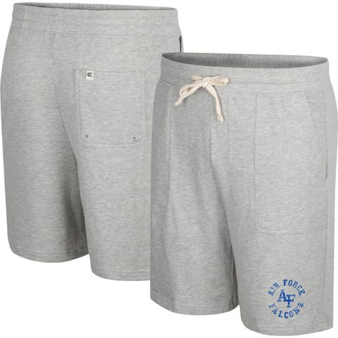 Men's Colosseum Heather Gray Air Force Falcons Love To Hear This Terry Shorts