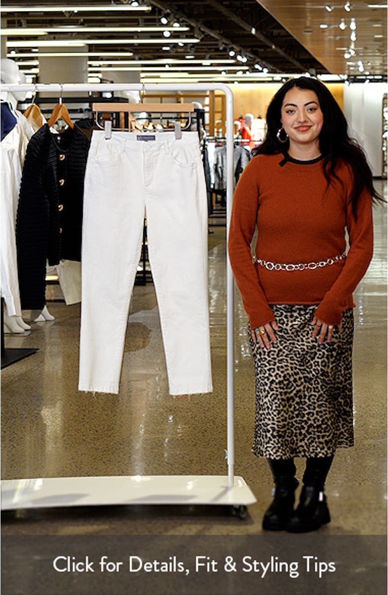 Logan 'Ab'Solution High Waist Ankle Slim Straight Leg Jeans, sales video thumbnail