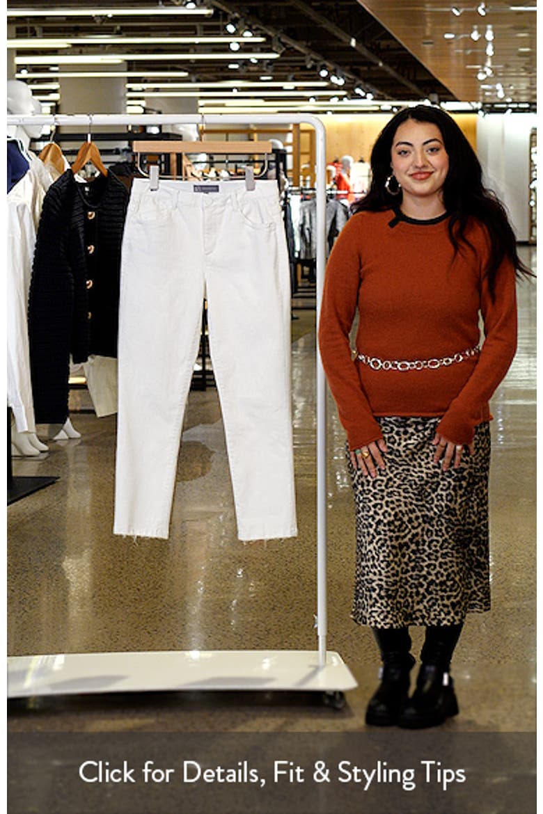 Logan 'Ab'Solution High Waist Ankle Slim Straight Leg Jeans video