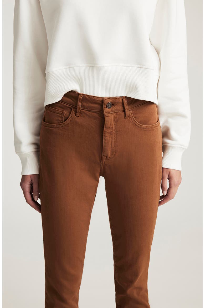 Kathleen Mid Rise Slim Boyfriend Jeans, Alternate, color, CAMEL FLEX BLUE