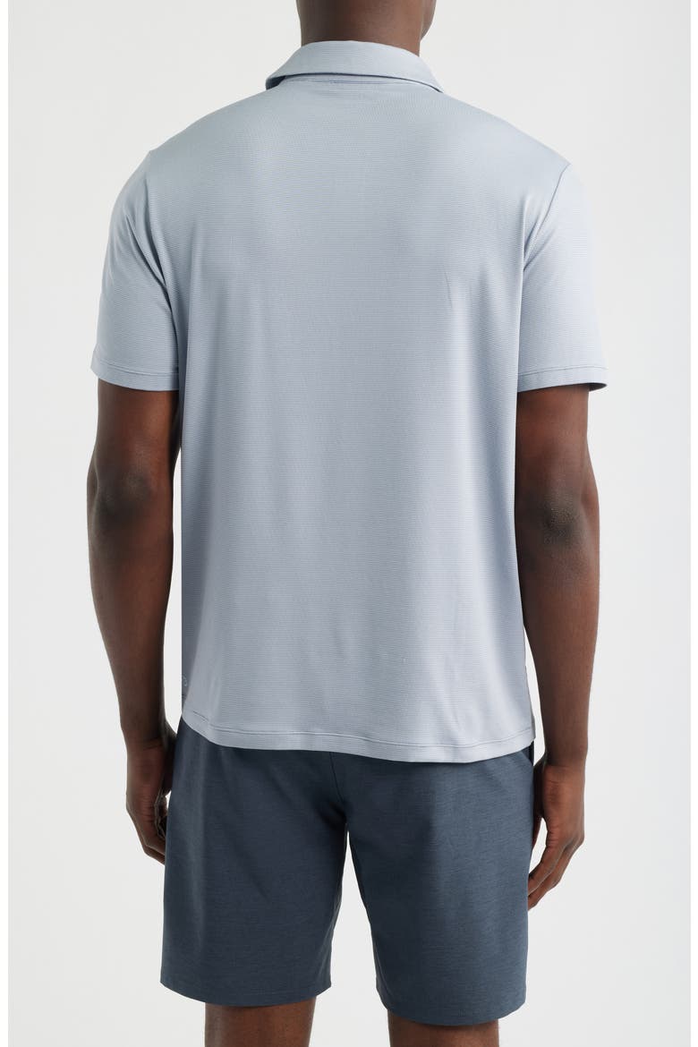 Dynamic Stripe Polo, Alternate, color, BLUE DELICATE STRIPE