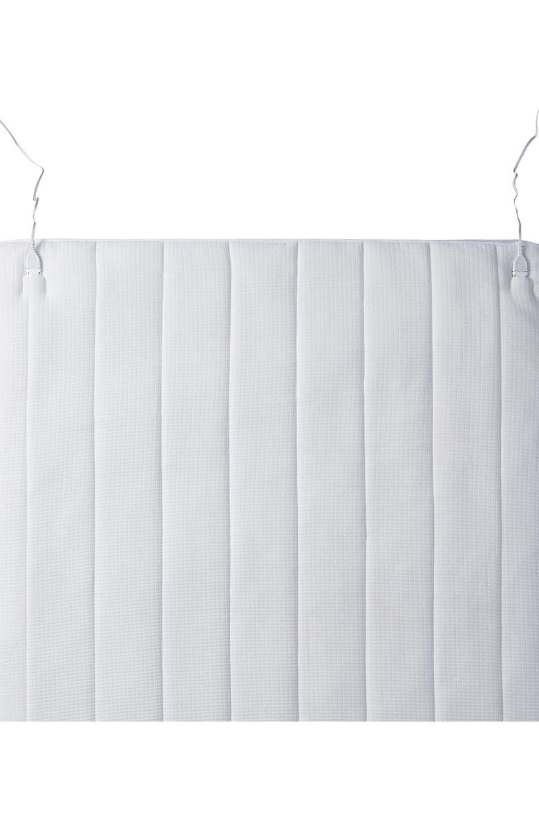 BROOKSTONE Heated Mattress Pad, Alternate, color, White