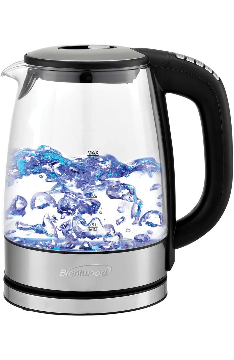 Brentwood Cordless Electric Kettle, Main, color, Stainless Steel
