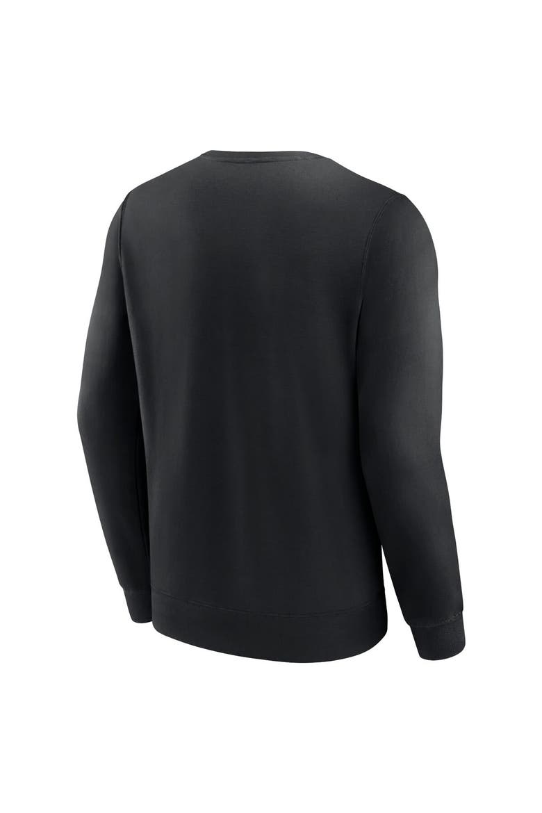 Men's Fanatics Black Colorado Rockies Focus Fleece Pullover Sweatshirt, Alternate, color, Black