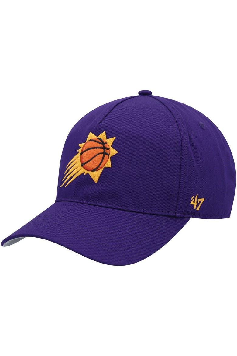 Men's '47 Purple Phoenix Suns Hitch Snapback Hat, Main, color, Purple
